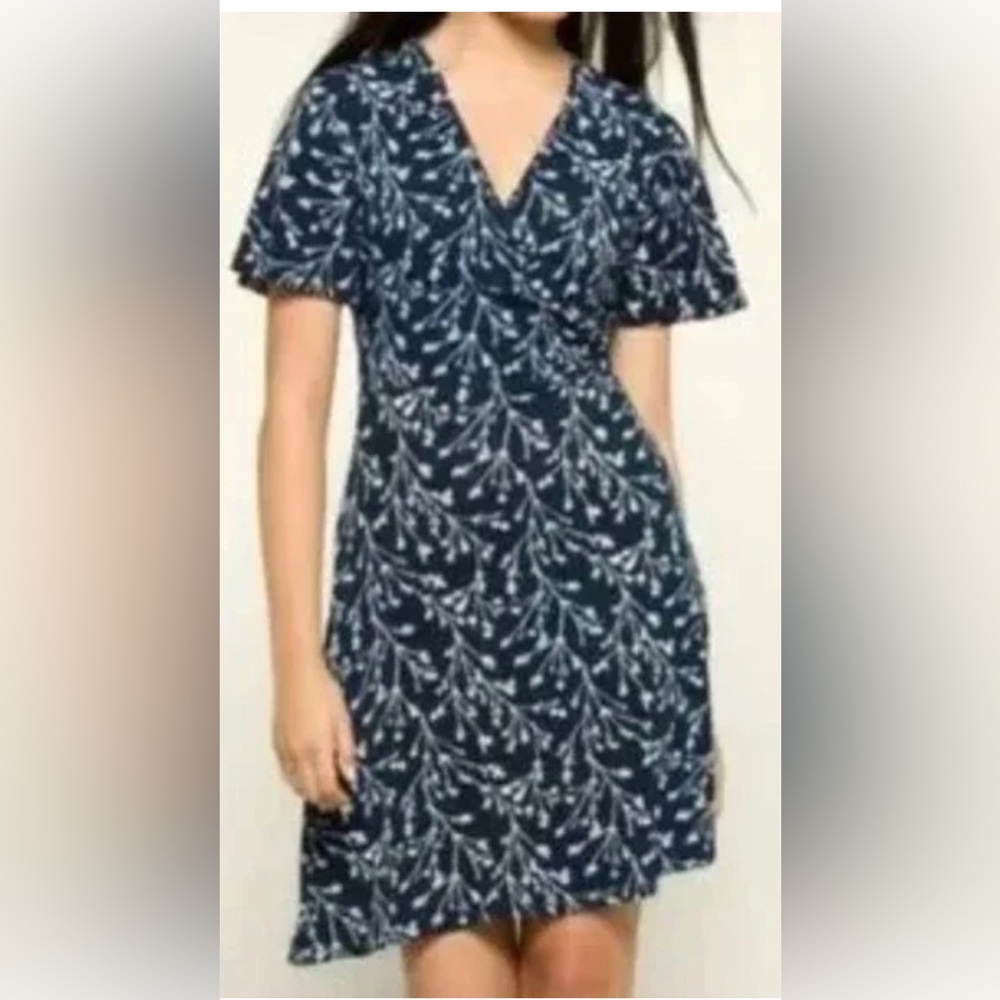 C - - NWT 41 Hawthorn Elisse Knit wrap Surplice dress size 2X /3X 🌸🌹🌺 BG 02 - Picture 1 of 8